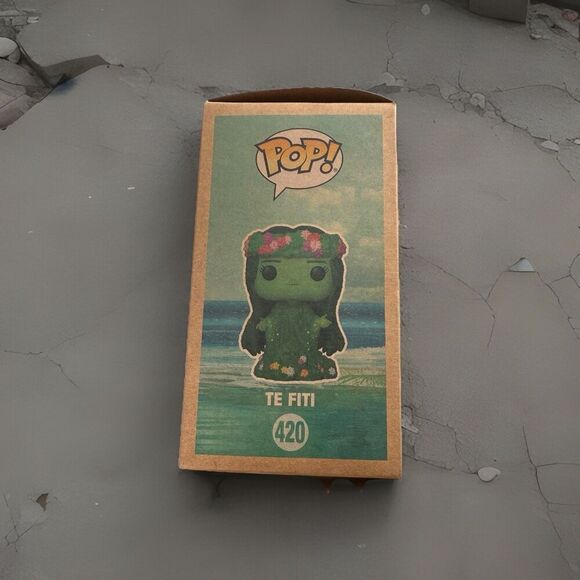 Funko Pop Disney Moana Te Fiti #420 Flocked Walmart Exclusive Vinyl Figure IOB - Picture 4 of 5